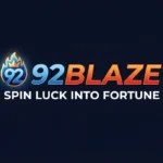92blaze APK gaming platform logo banner featuring flaming badge and prediction channel graphics