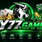 Y77 Game official logo and app icon with dark green background theme